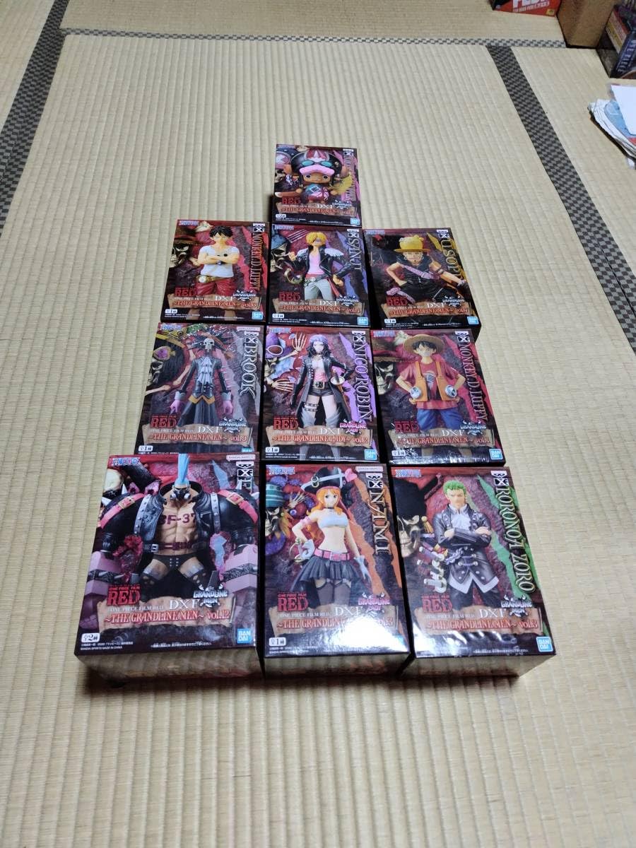 Amazon | DXF RED ワンピースフィギュア10種セット フランキー